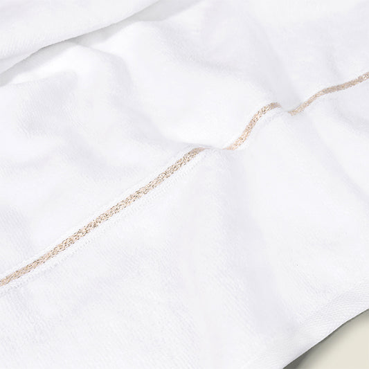 Duo Handdoekenset Sparkle 70x140cm Goud (2 stuk)